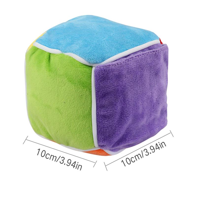 Pet Snuffle Cube Treat Toy – Plush Enrichment Puzzle for Dogs & Cats