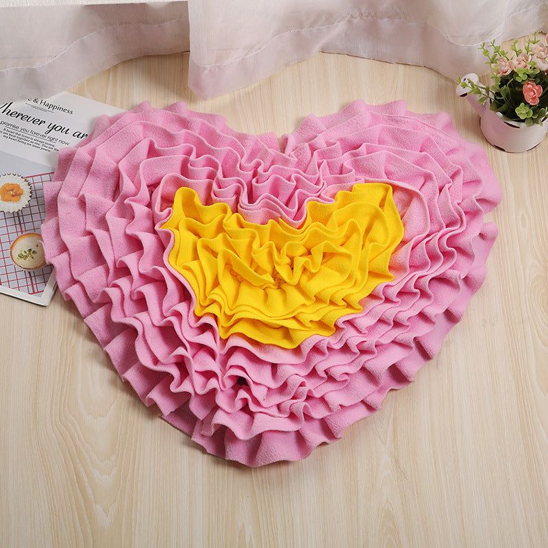 Pet Snuffle Mat – Polar Fleece Sniffing Enrichment Pad for Dogs & Cats