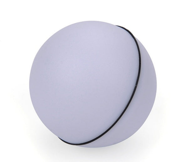360° LED Rolling Cat Toy Ball – USB Rechargeable Interactive Ball with Catnip & Feathers