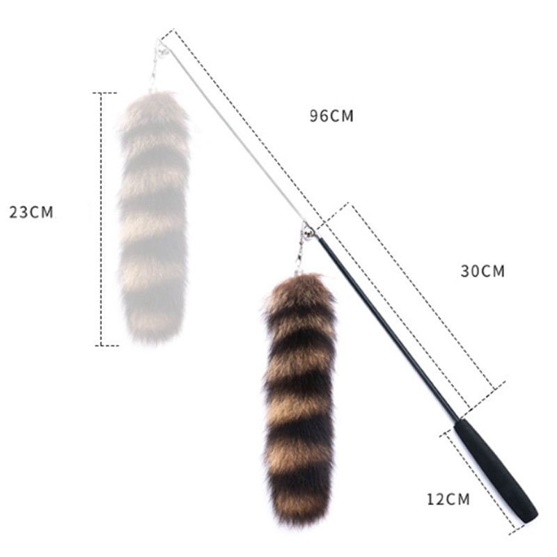 Interactive Cat Wand Teaser Toy – Feather & String Catcher for Cats & Kittens