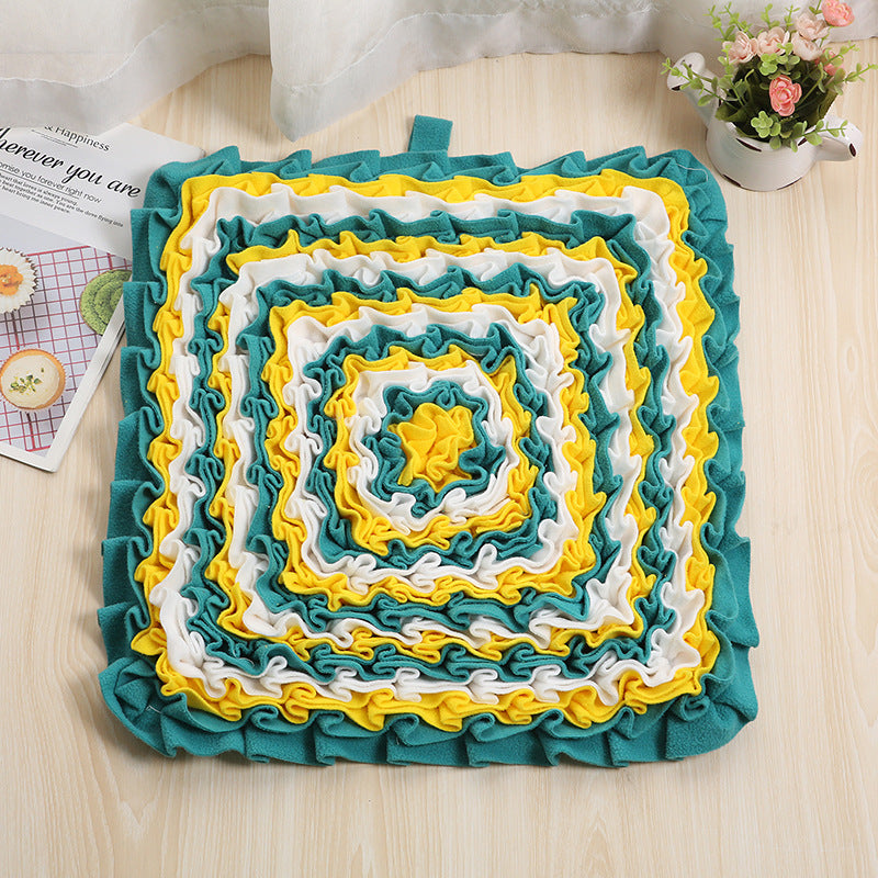 Pet Snuffle Mat – Polar Fleece Sniffing Enrichment Pad for Dogs & Cats