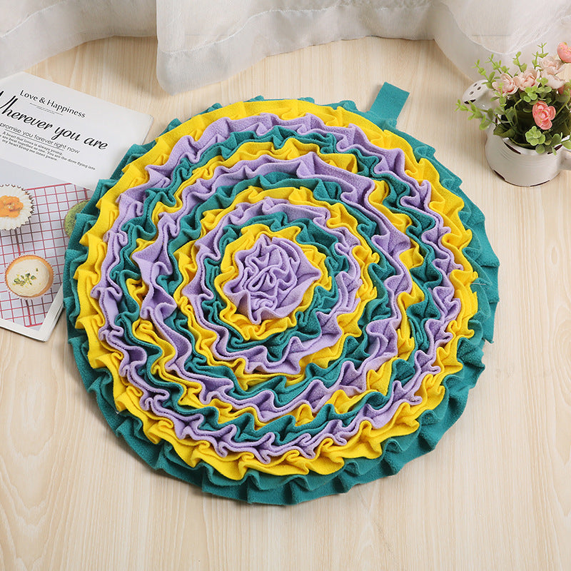 Pet Snuffle Mat – Polar Fleece Sniffing Enrichment Pad for Dogs & Cats