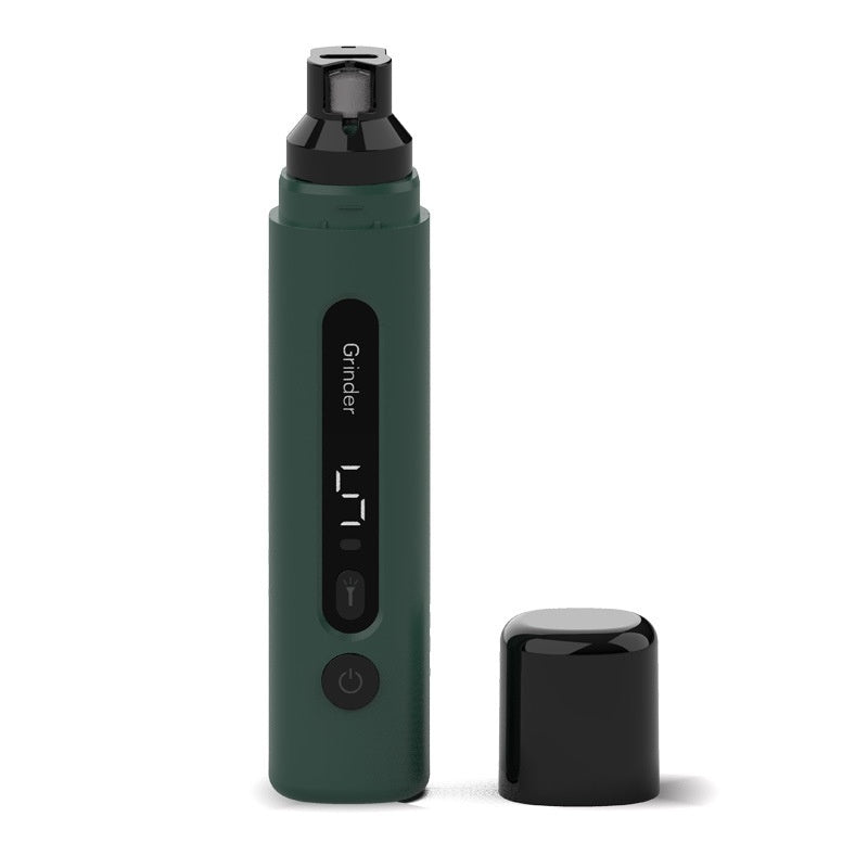 Electric Pet Nail Grinder — Quiet, Rechargeable & 5-Speed | Happy Tails