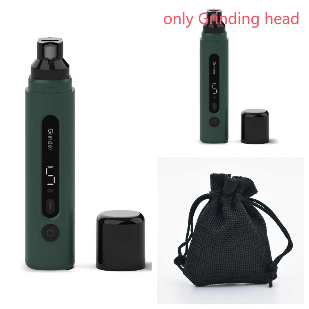 Electric Pet Nail Grinder – Quiet, Rechargeable & 5-Speed for Dogs & Cats - Happy Tails