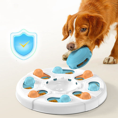 Dog Puzzle Intelligence Toy – Interactive Sniffing & Treat Dispensing Board - Happy Tails