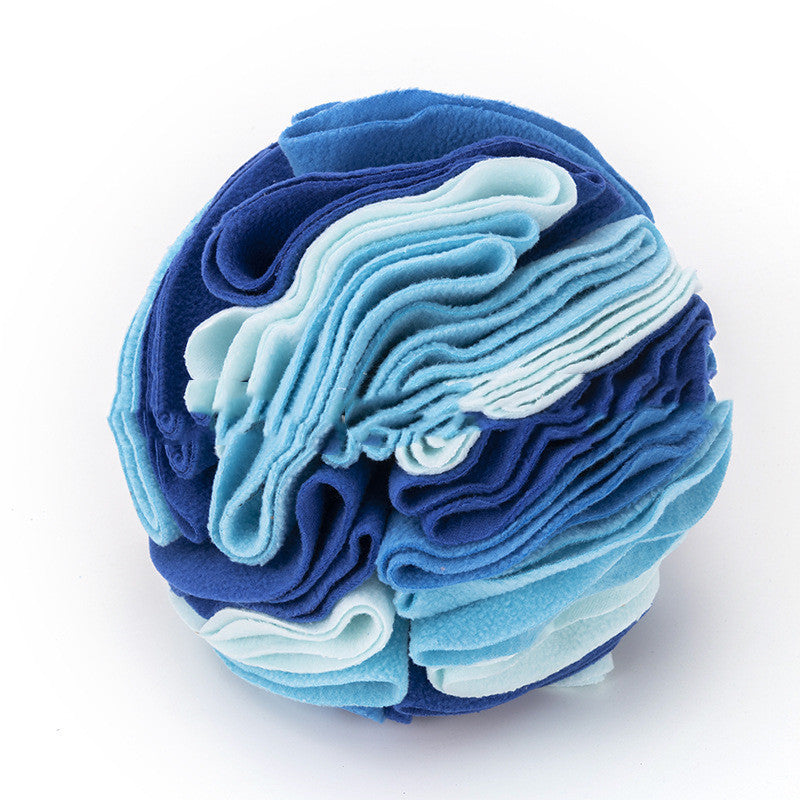 Dog Snuffle Ball – Polar Fleece Sniffing Puzzle Toy for Dogs & Cats