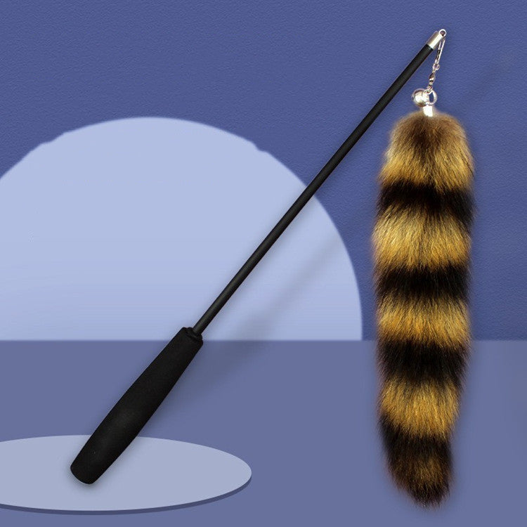 Interactive Cat Wand Teaser Toy – Feather & String Catcher for Cats & Kittens