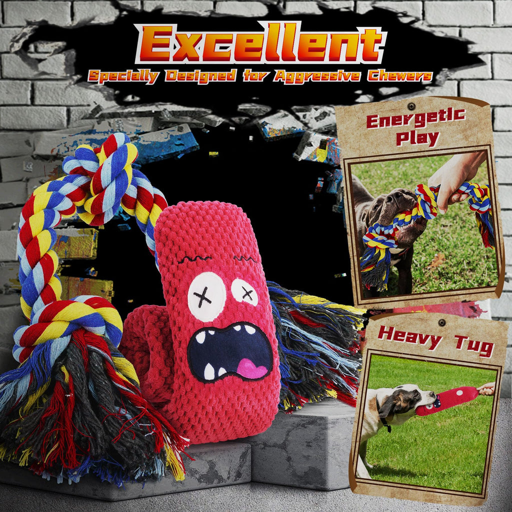 Heavy Duty Dog Toys 9 Pack – Indestructible Toys for Large & Medium Dogs