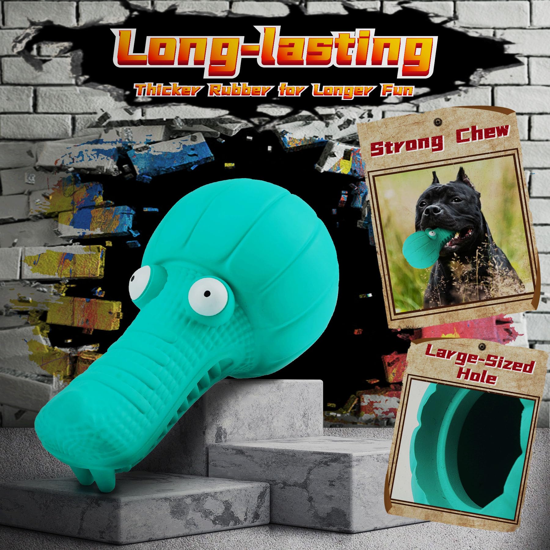Heavy Duty Dog Toys 9 Pack – Indestructible Toys for Large & Medium Dogs
